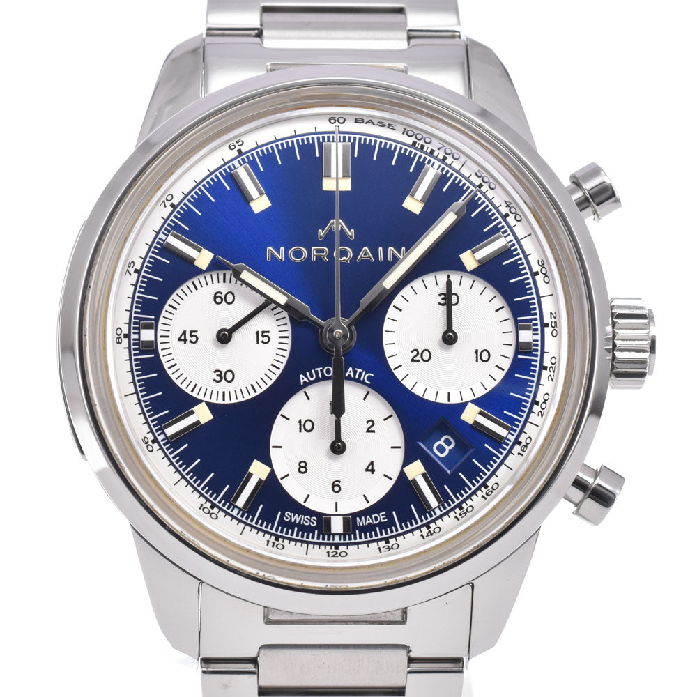 with paper NORQAIN Freedom N2201S22C/A221/201SG Chronograph blue Dial Automatic Men's
 Watch E#149815
