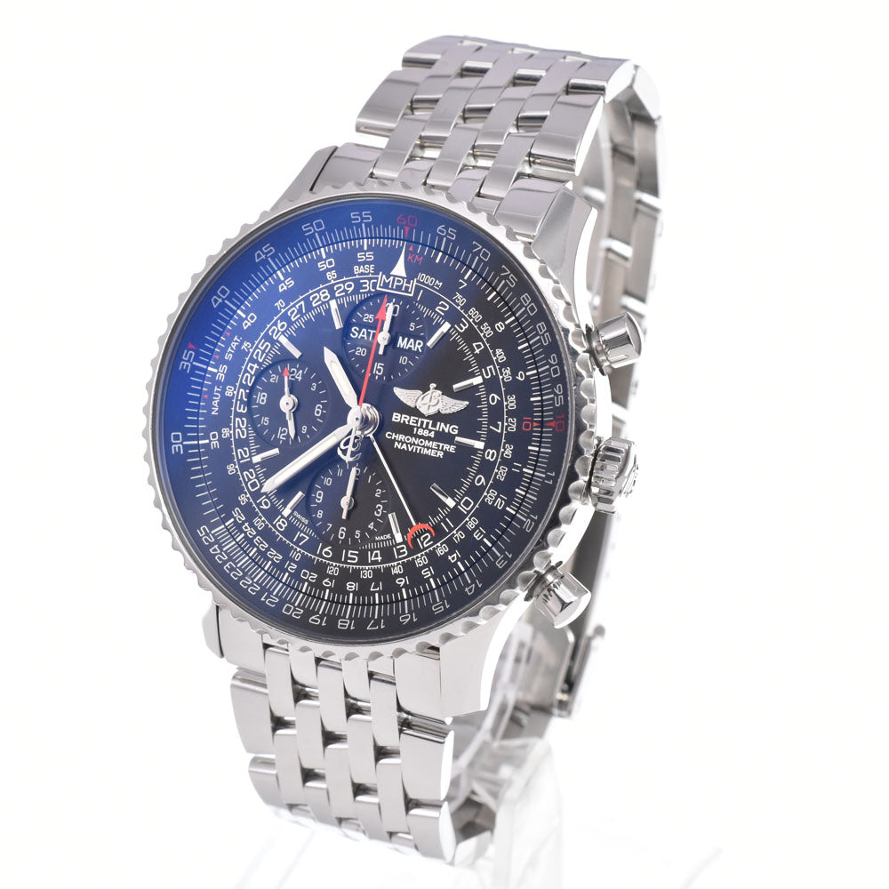 BREITLING Navi timer 1884 A21350 World limited 1884 black Dial Automatic Men's
 Watch G#149816