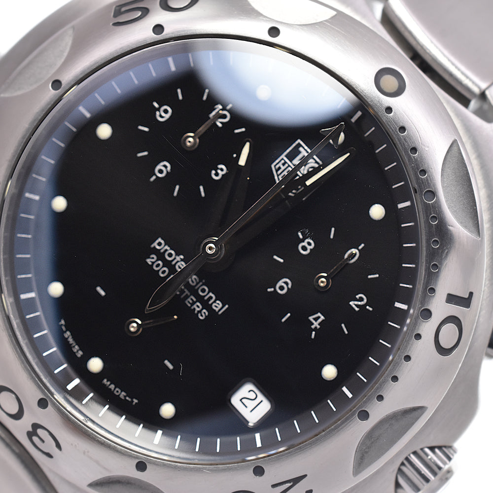 TAG HEUER Kylium CL1110 Date Chronograph black Dial Quartz Men's
 Watch E#149819