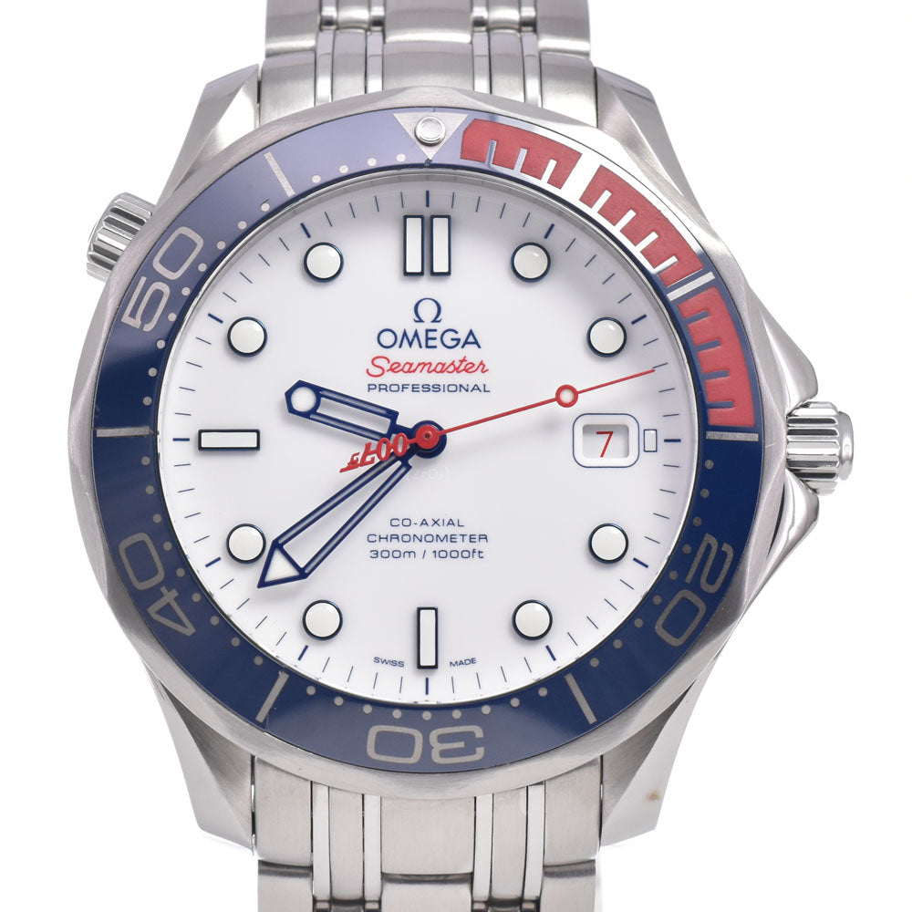 with paper OMEGA Seamaster 300M 007 Commander 212.32.41.20.04.001 Coaxial chronometer white Dial Automatic Men's
 Watch D#149823
