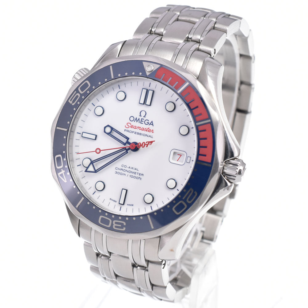 with paper OMEGA Seamaster 300M 007 Commander 212.32.41.20.04.001 Coaxial chronometer white Dial Automatic Men's
 Watch D#149823