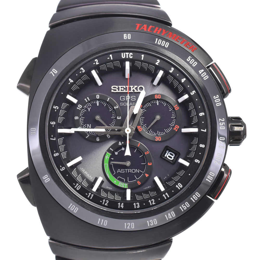 SEIKO Astron Giugiaro Design 2017 8X82-0AP0-1/SBXB121 black Dial GPS Solar Men's
 Watch D#149828