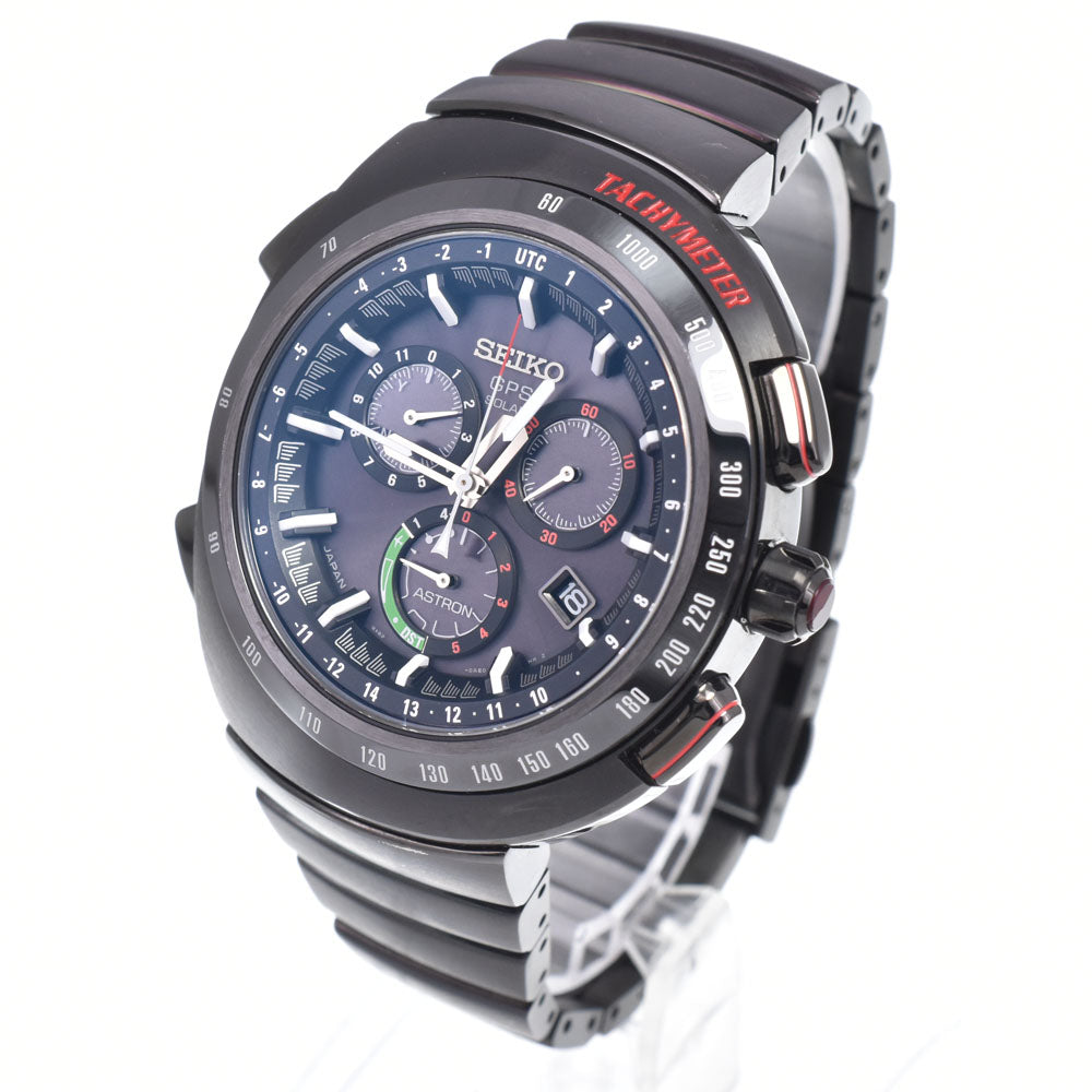 SEIKO Astron Giugiaro Design 2017 8X82-0AP0-1/SBXB121 black Dial GPS Solar Men's
 Watch D#149828
