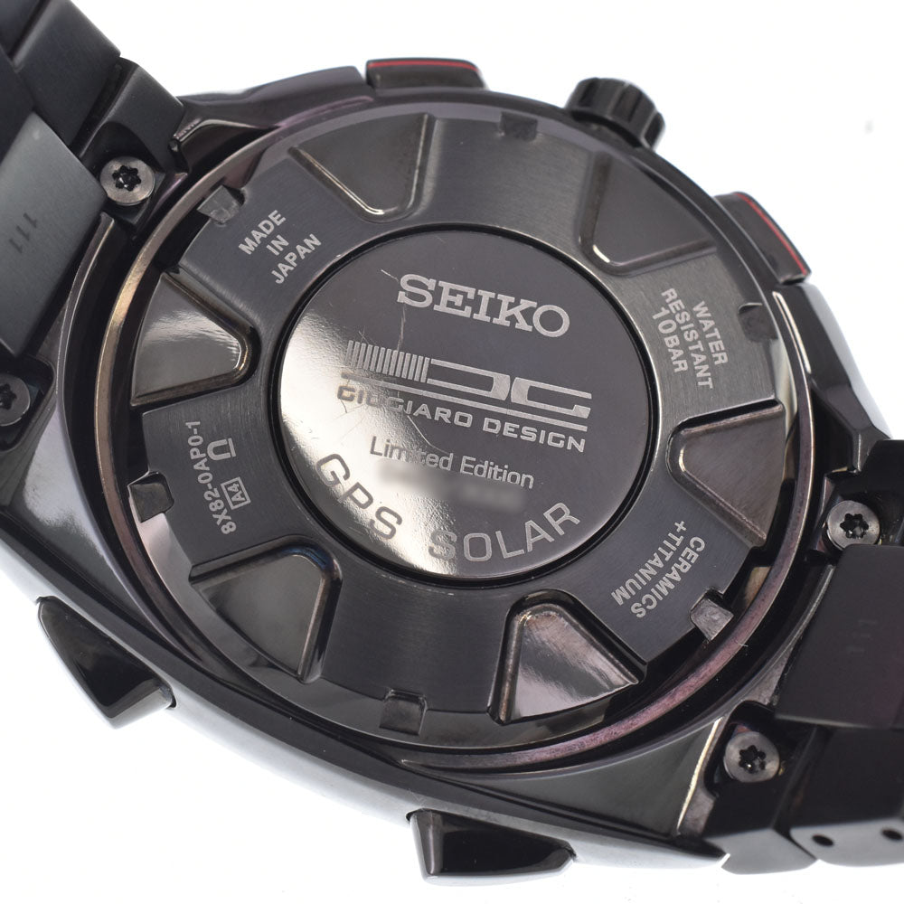 SEIKO Astron Giugiaro Design 2017 8X82-0AP0-1/SBXB121 black Dial GPS Solar Men's
 Watch D#149828