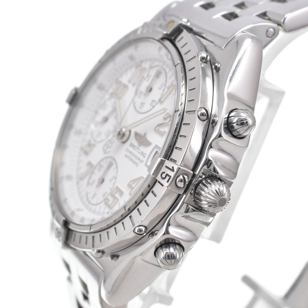 BREITLING Chronomat Date A13050.1 Date Chronograph white Dial Automatic Men's
 Watch I#149832