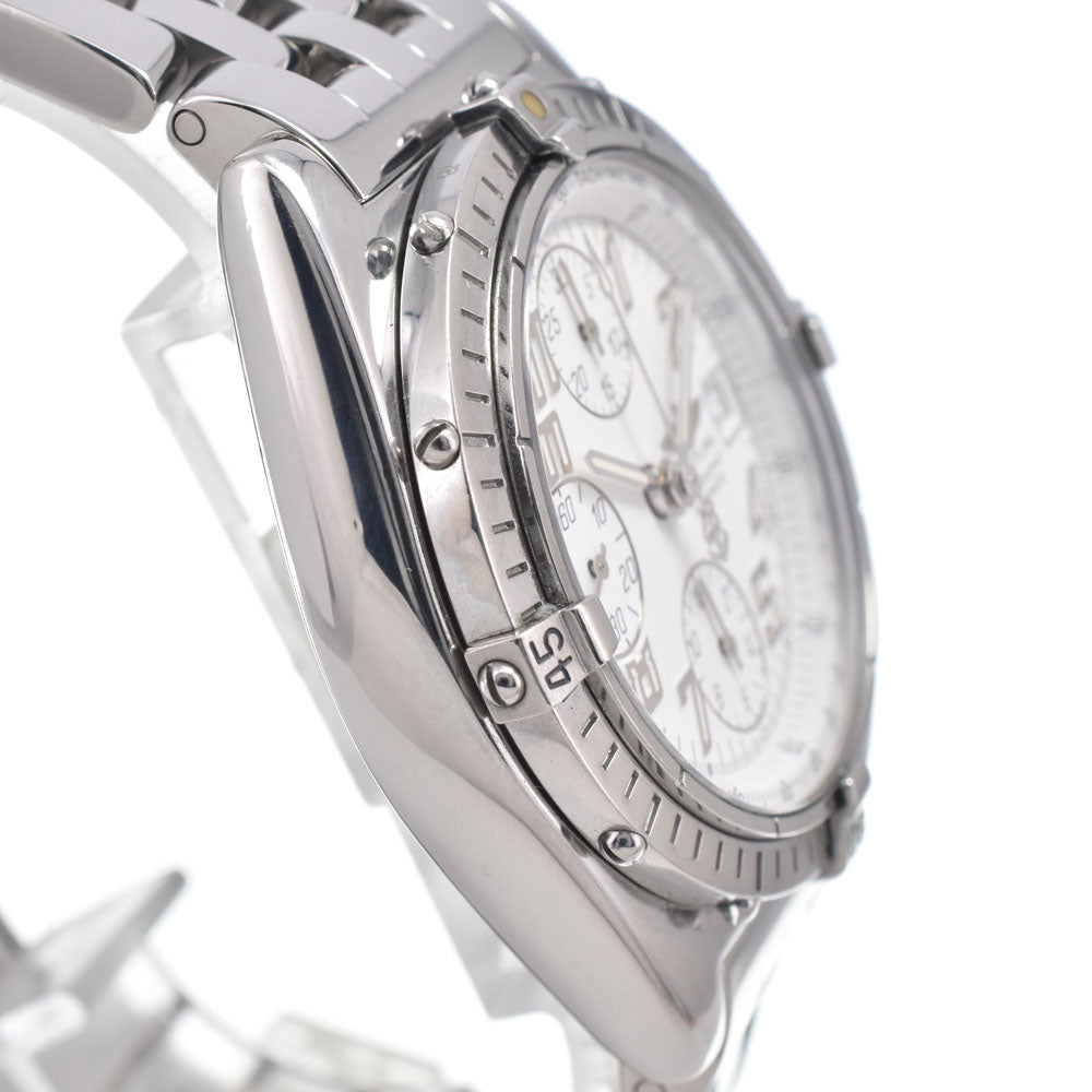 BREITLING Chronomat Date A13050.1 Date Chronograph white Dial Automatic Men's
 Watch I#149832