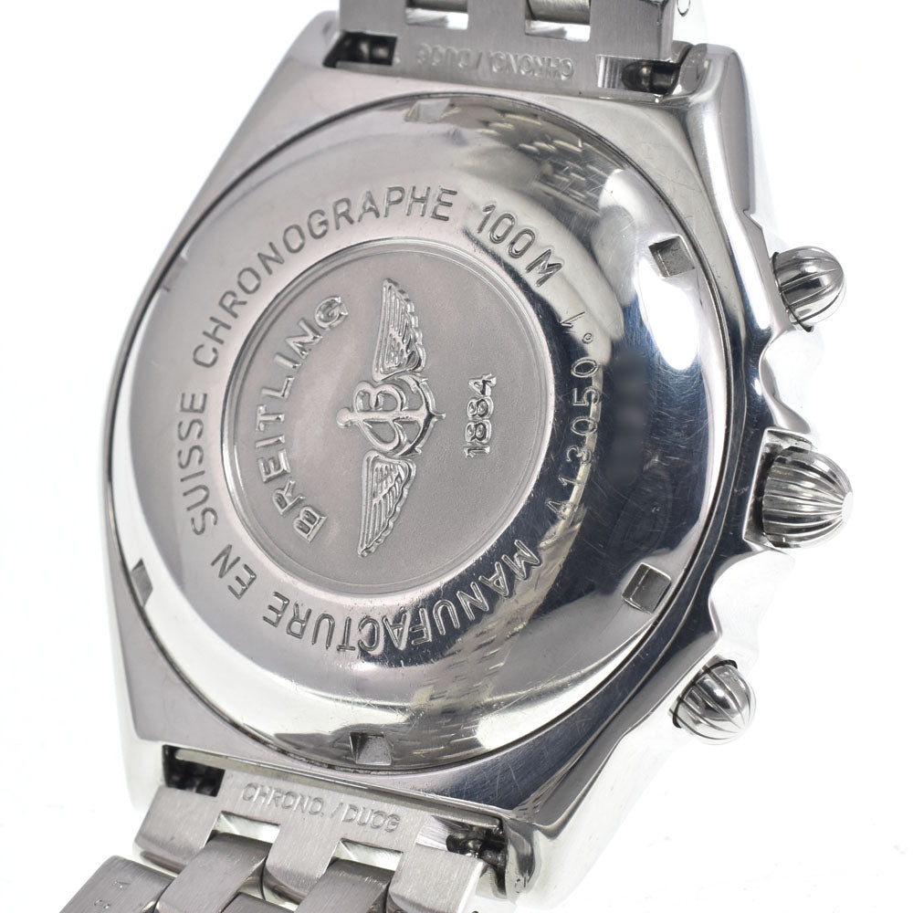 BREITLING Chronomat Date A13050.1 Date Chronograph white Dial Automatic Men's
 Watch I#149832