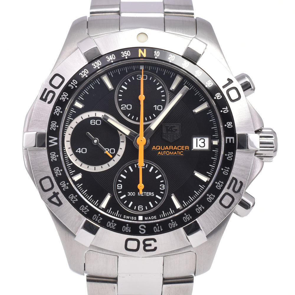 TAG HEUER Aqua racer CAF2113.BA0809 Chronograph Date black Dial Automatic Men's
 Watch E#149835