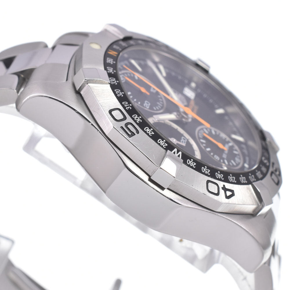 TAG HEUER Aqua racer CAF2113.BA0809 Chronograph Date black Dial Automatic Men's
 Watch E#149835