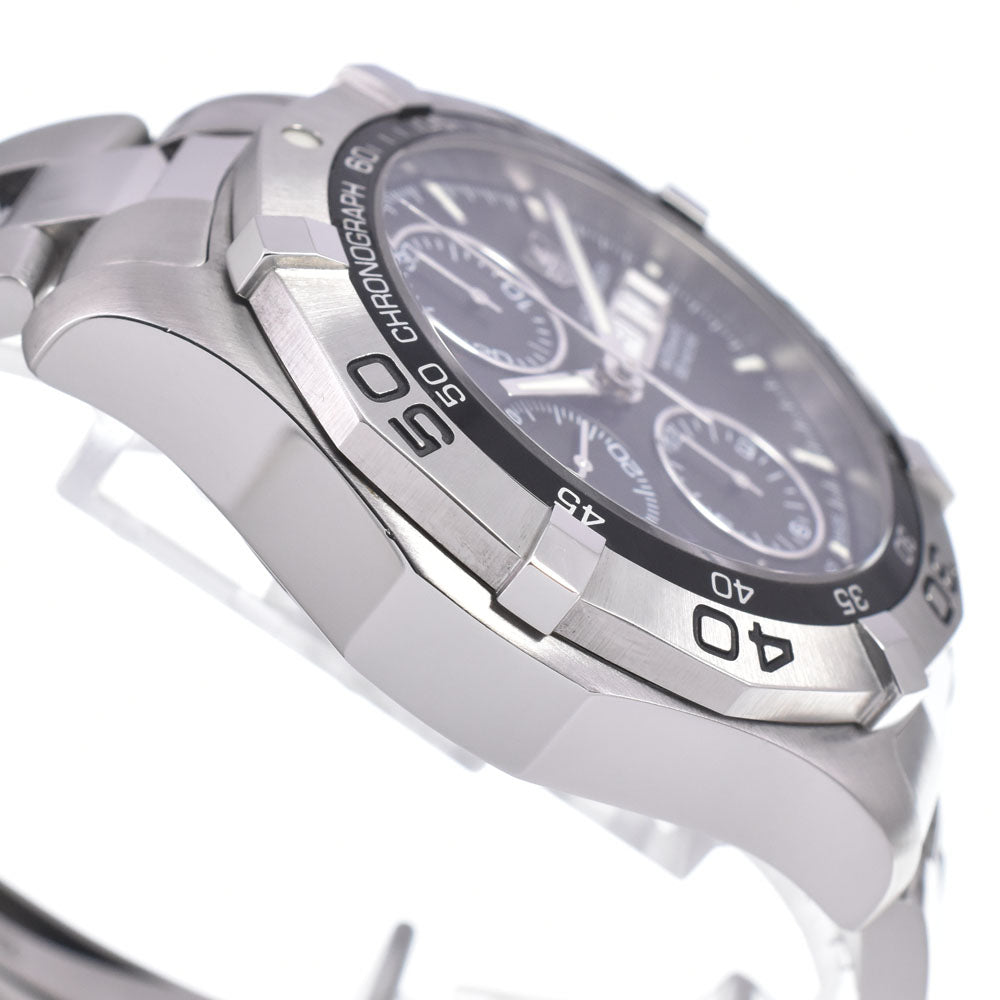 TAG HEUER Aqua racer CAF2010 Chronograph black Dial Automatic Men's
 Watch E#149839