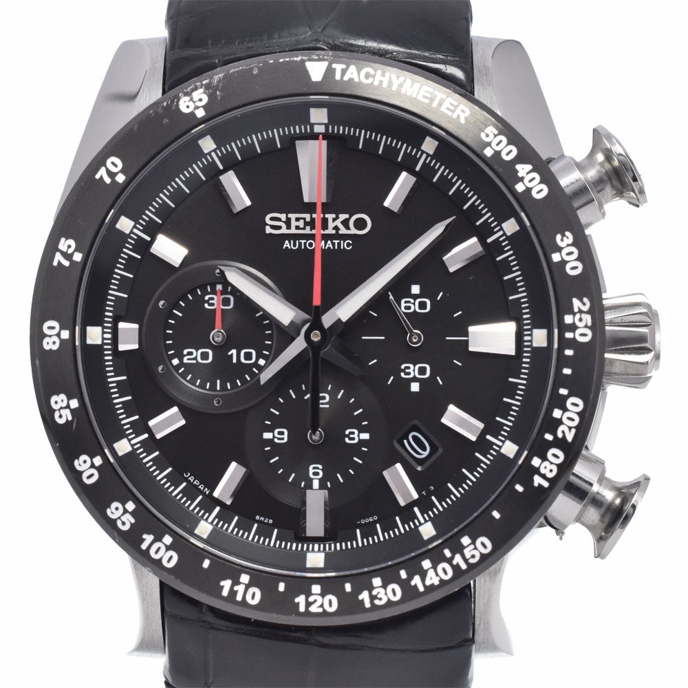 SEIKO Brights Ananta 8R28-00C0/SAEK003 Chronograph black Dial Automatic Men's
 Watch D#149840