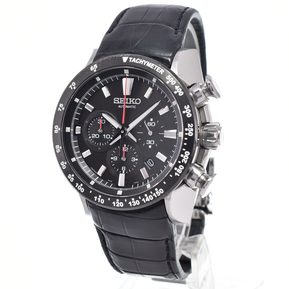 SEIKO Brights Ananta 8R28-00C0/SAEK003 Chronograph black Dial Automatic Men's
 Watch D#149840