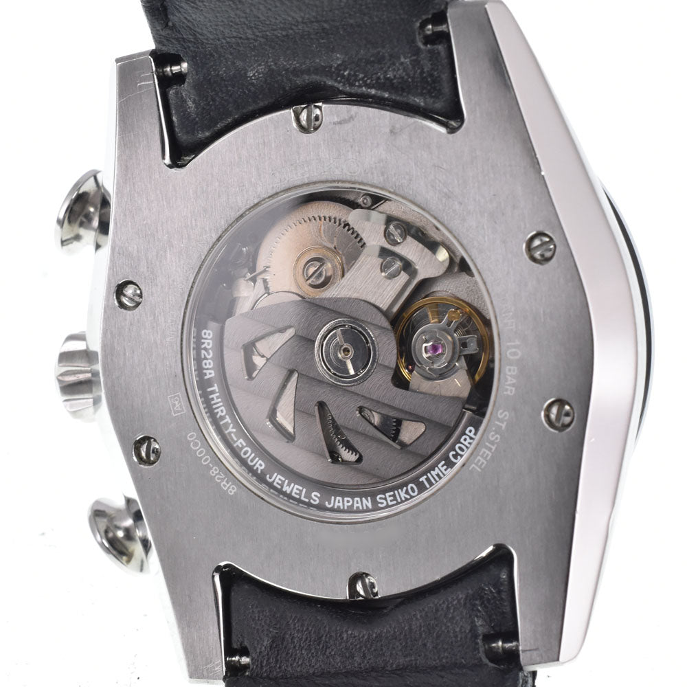 SEIKO Brights Ananta 8R28-00C0/SAEK003 Chronograph black Dial Automatic Men's
 Watch D#149840