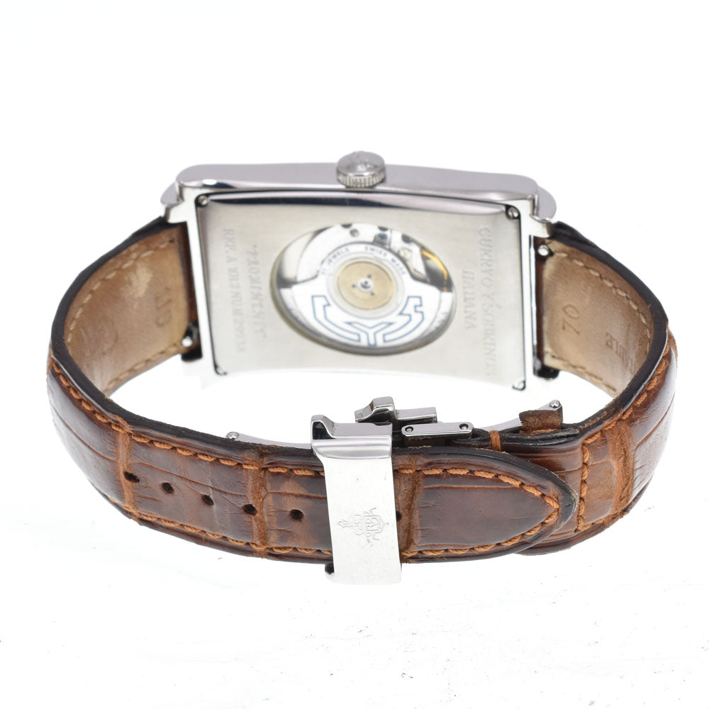 CUERVO Y SOBRINOS Havana Prominente A1012 Brown Dial Automatic Men's
 Watch E#149842