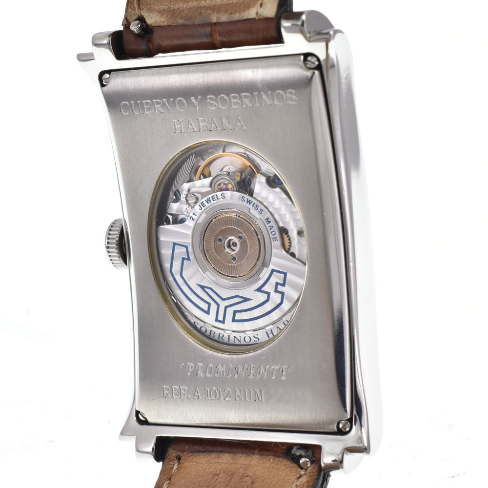 CUERVO Y SOBRINOS Havana Prominente A1012 Brown Dial Automatic Men's
 Watch E#149842