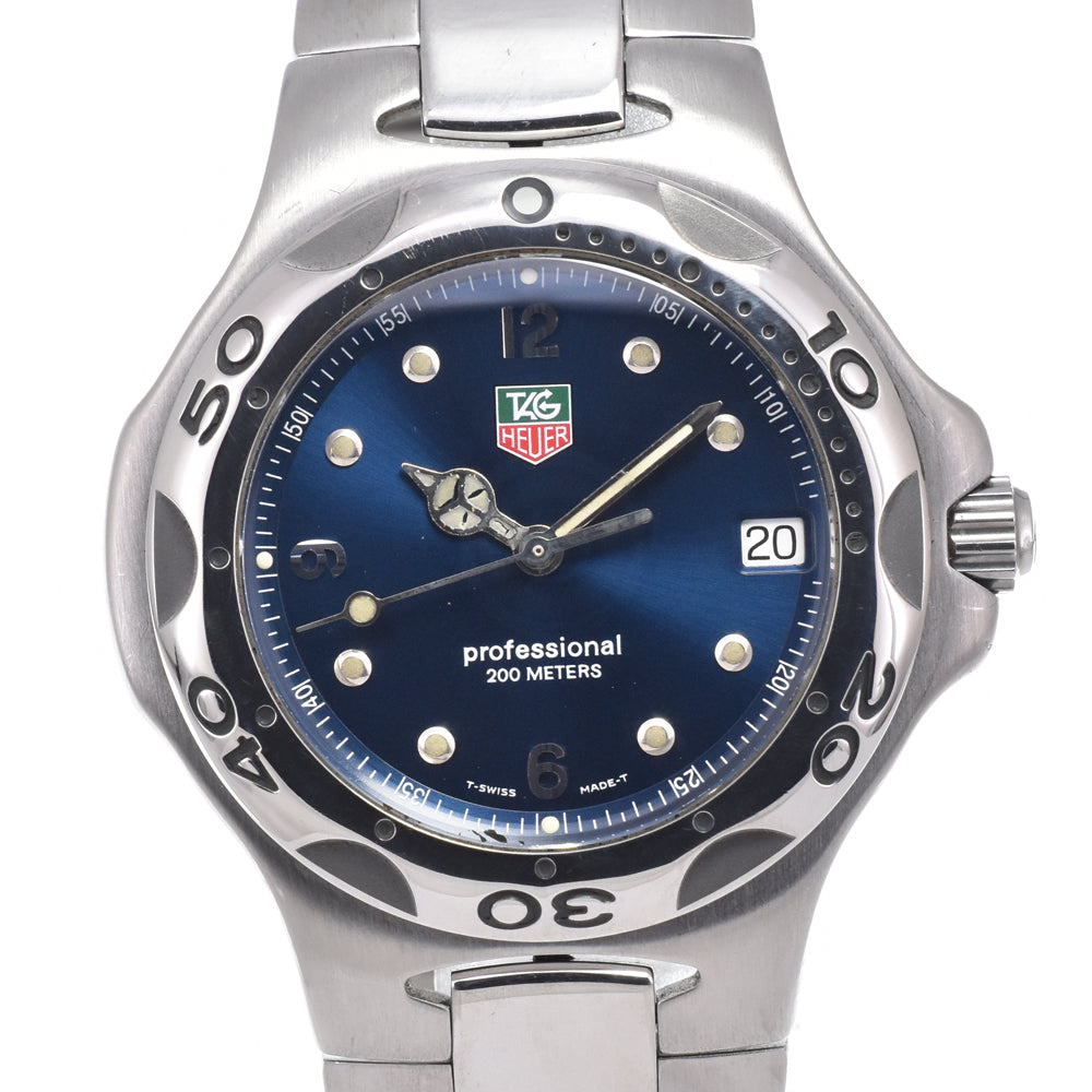 with paper TAG HEUER Kylium WL1112 Date blue Dial Quartz Men's
 Watch D#149843