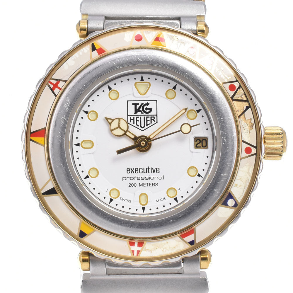 TAG HEUER Executive 915.808 white Dial Quartz Ladies
 Watch D#149844