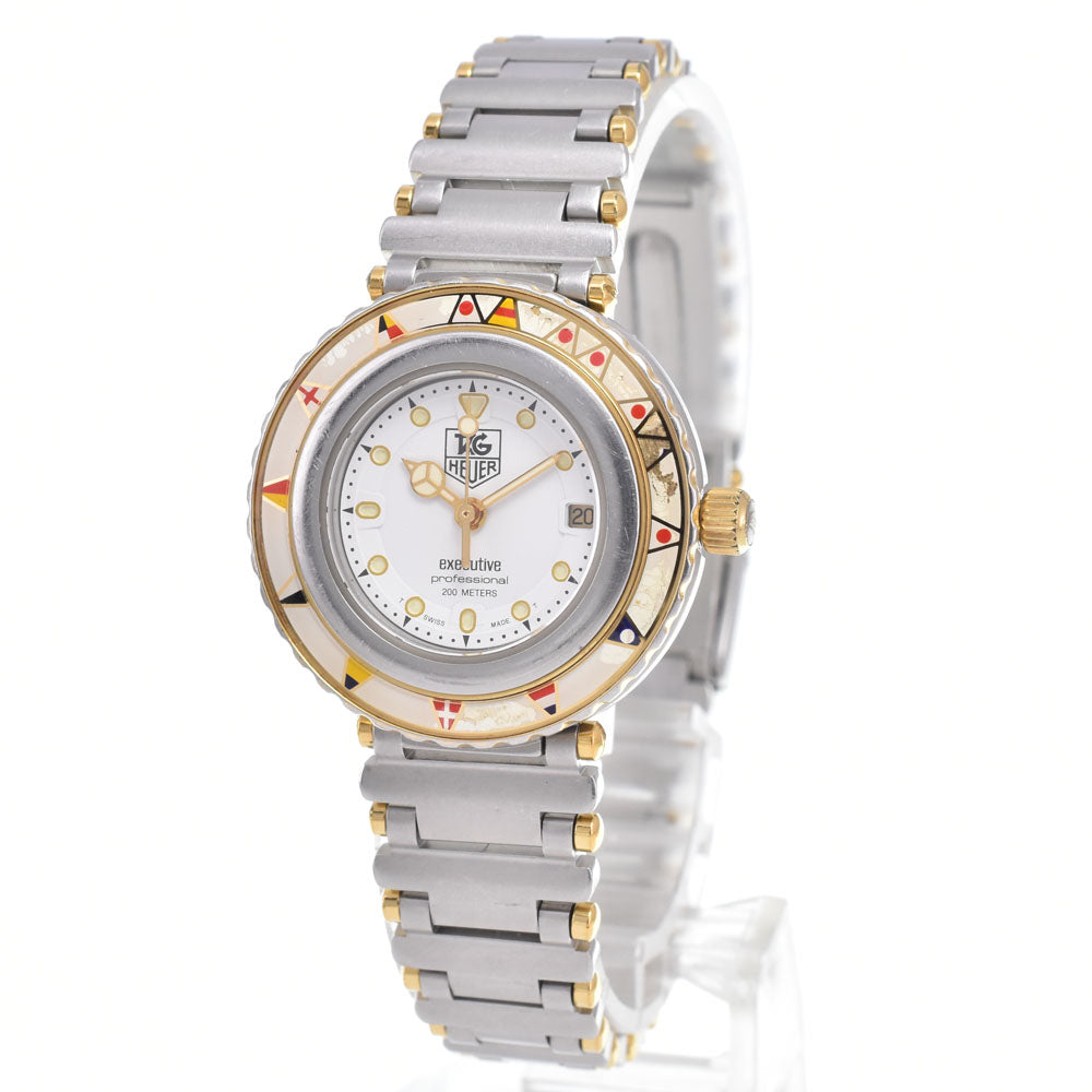 TAG HEUER Executive 915.808 white Dial Quartz Ladies
 Watch D#149844