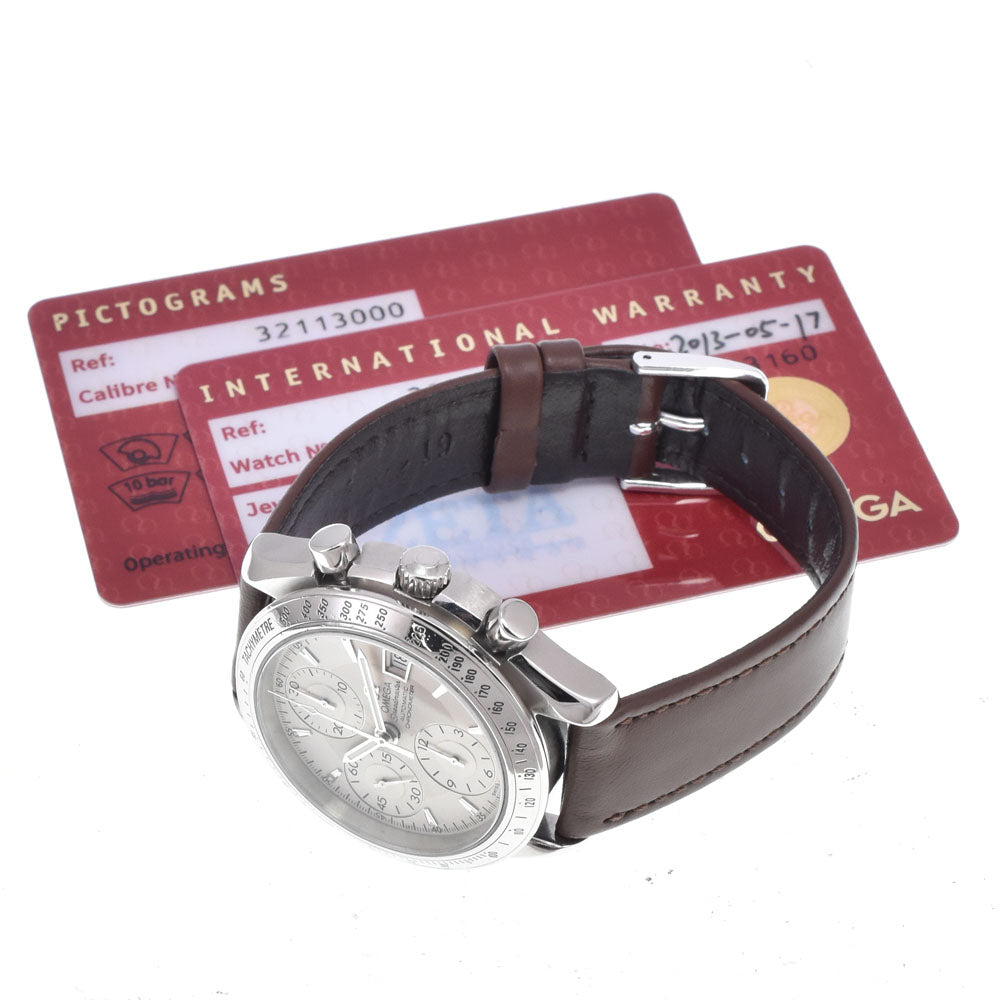 with paper OMEGA Speedmaster 3211.30 Chronograph Silver Dial Automatic Men's
 Watch D#149846