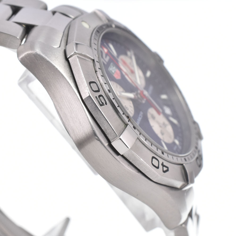 TAG HEUER Aqua racer CAF1112 Chronograph Date blue Dial Quartz Men's
 Watch E#149847