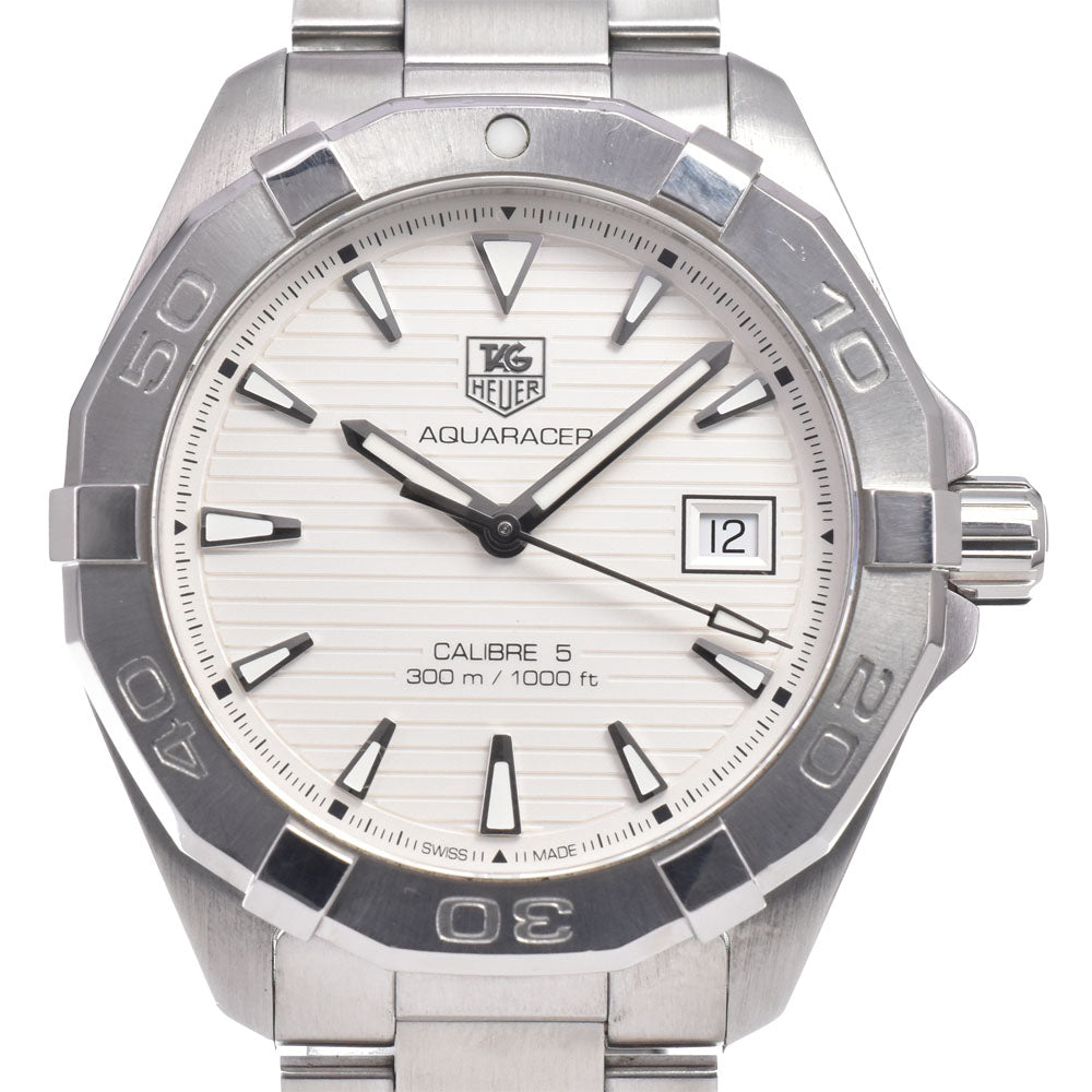TAG HEUER Aqua Racer Caliber 5 WAY2111 Date Silver Dial Automatic Men's
 Watch G#149848