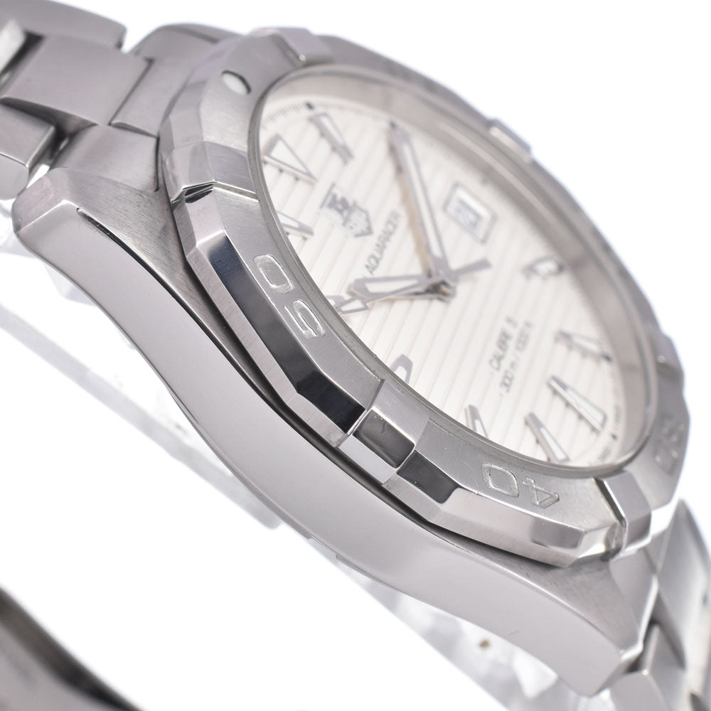 TAG HEUER Aqua Racer Caliber 5 WAY2111 Date Silver Dial Automatic Men's
 Watch G#149848