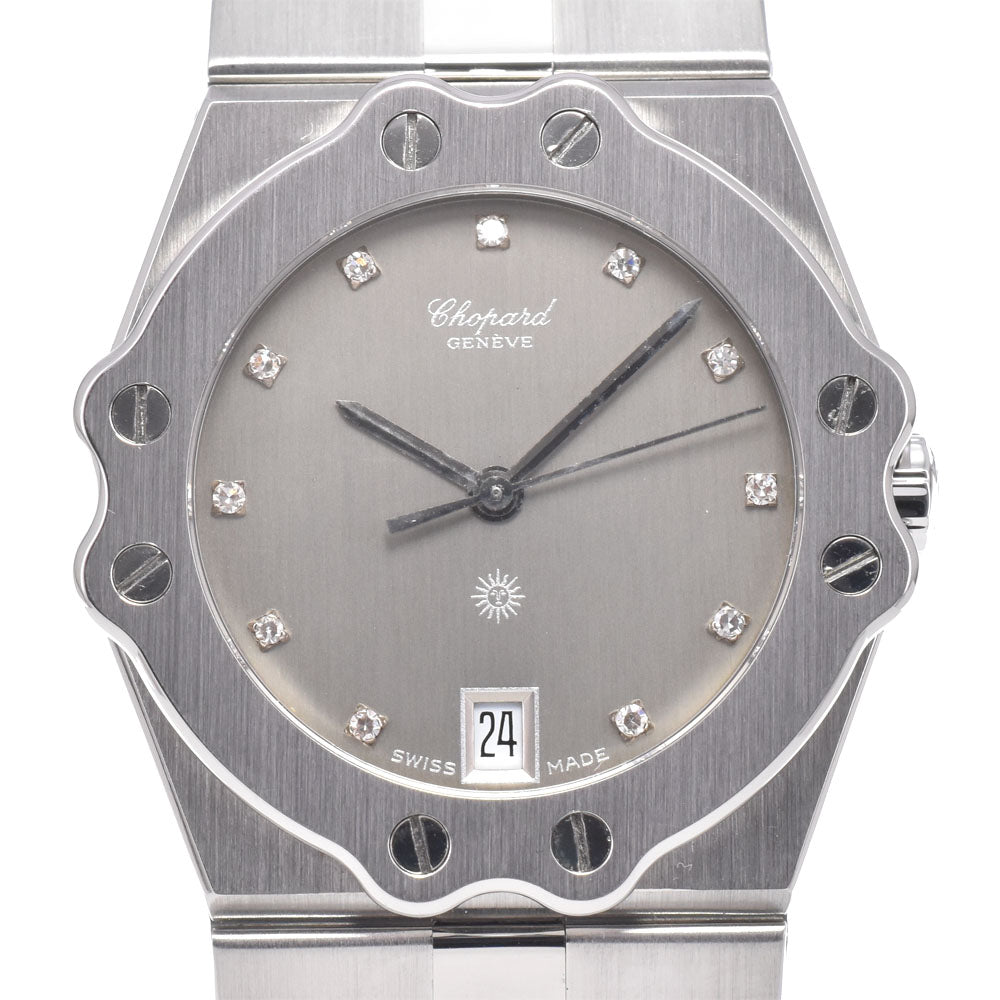 with paper Chopard St Moritz 26/8025 11P diamond gray Dial Quartz Men's
 Watch E#149850