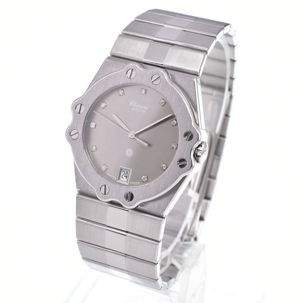 with paper Chopard St Moritz 26/8025 11P diamond gray Dial Quartz Men's
 Watch E#149850