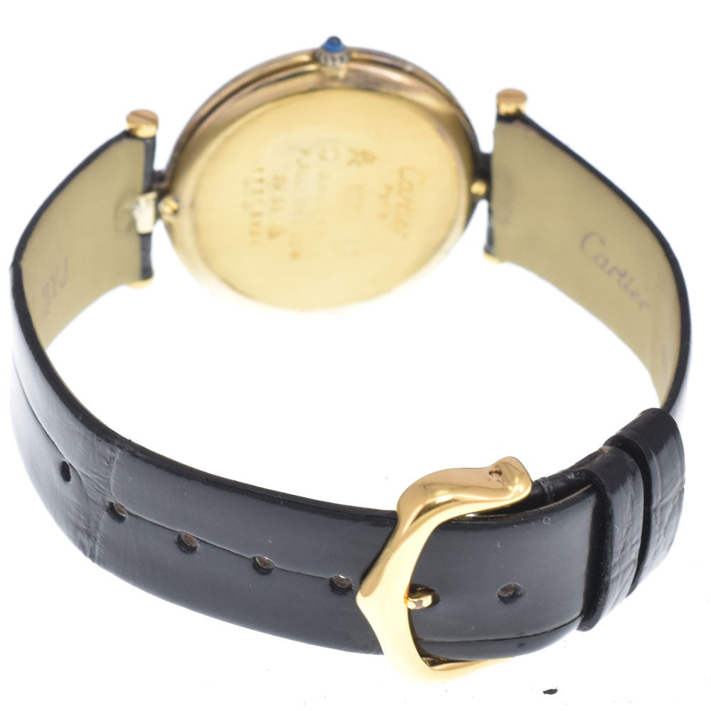 CARTIER Must Vendome black Dial Quartz Ladies
 Watch K#149854