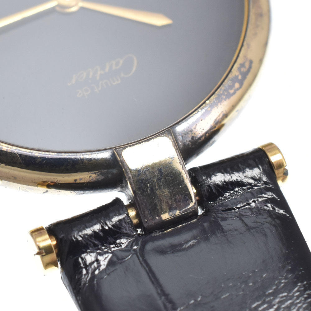 CARTIER Must Vendome black Dial Quartz Ladies
 Watch K#149854