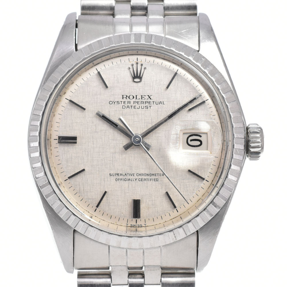ROLEX Oyster Perpetual DATEJUST 1603 vintage Cal.1570 Silver Dial Automatic Men's
 Watch G#149856