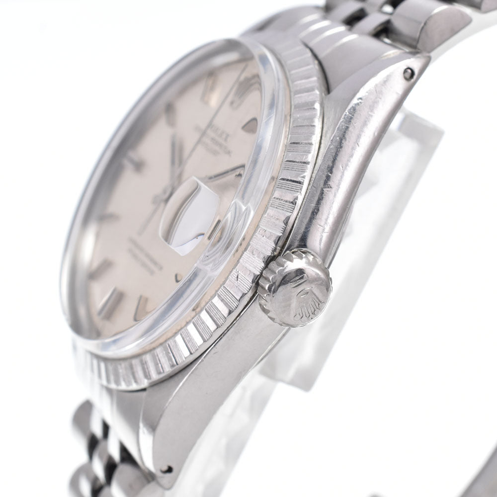 ROLEX Oyster Perpetual DATEJUST 1603 vintage Cal.1570 Silver Dial Automatic Men's
 Watch G#149856