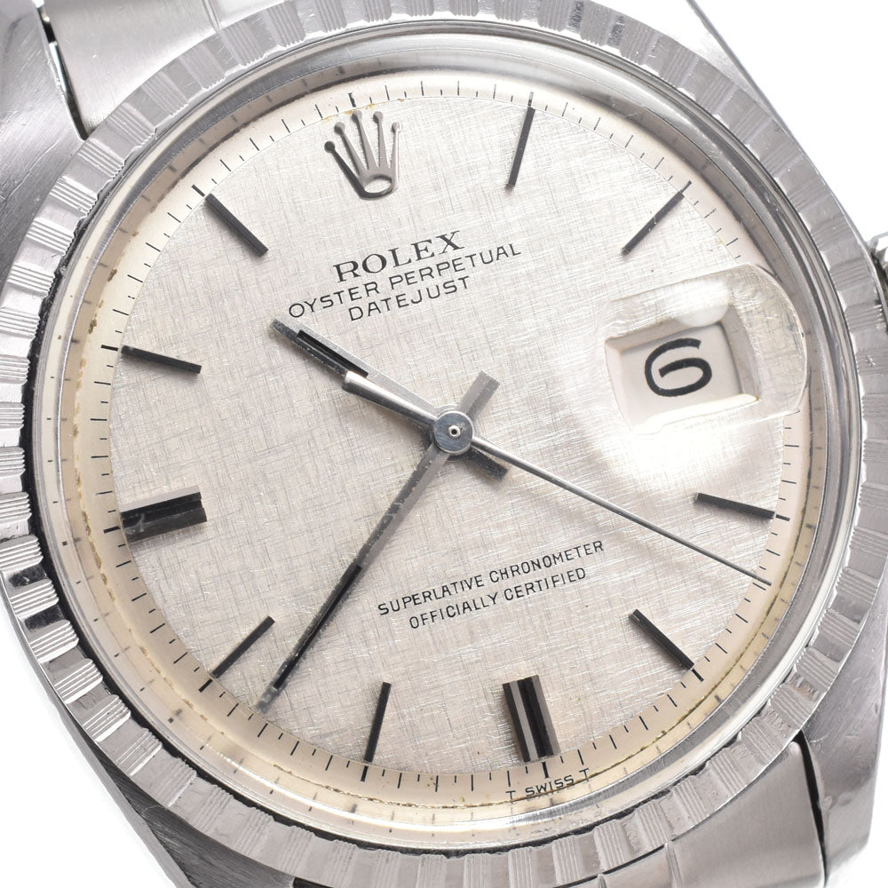 ROLEX Oyster Perpetual DATEJUST 1603 vintage Cal.1570 Silver Dial Automatic Men's
 Watch G#149856