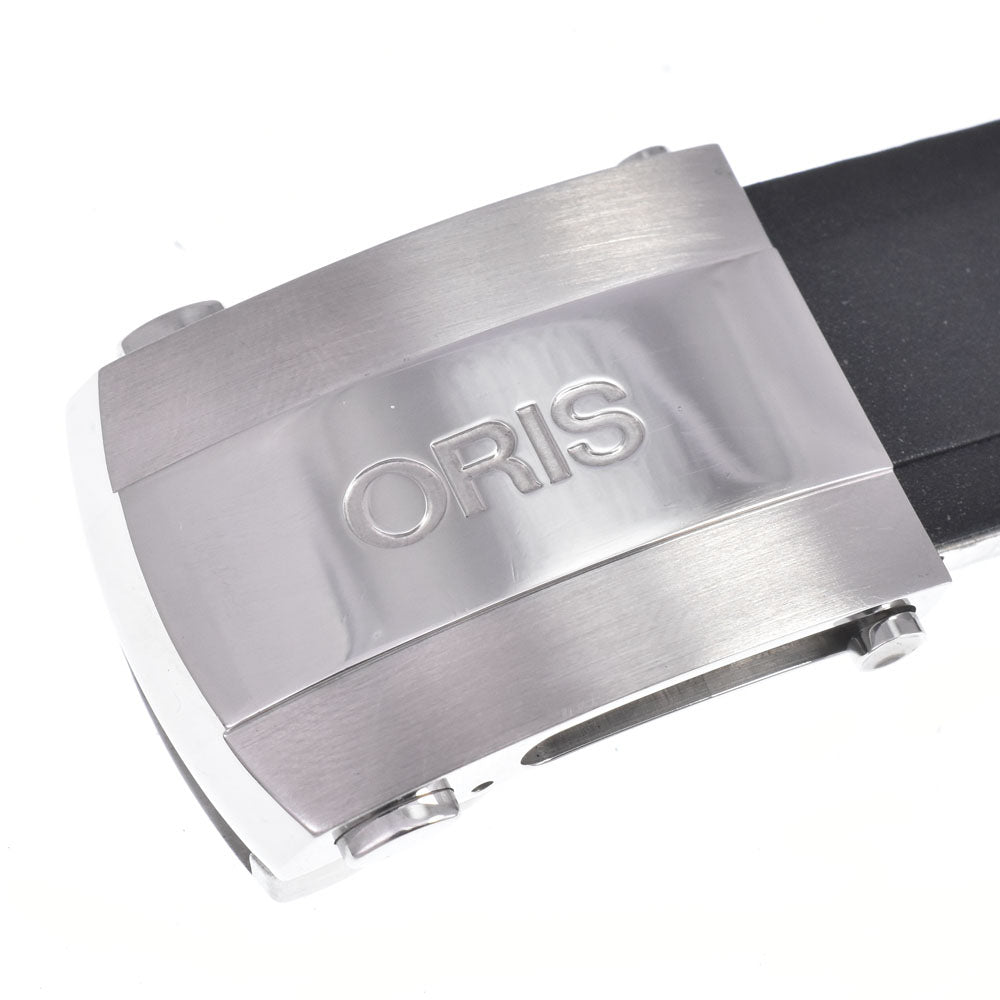 with paper ORIS Aquis 7673 Small second date gray Dial Automatic Men's
 Watch G#149860