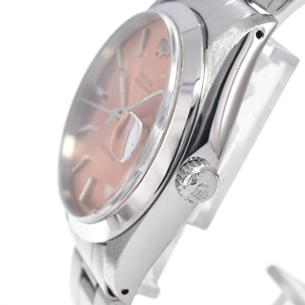 ROLEX Oyster Date Precision 6694 vintage Cal.1225 salmon pink Dial Hand Winding Men's
 Watch N#149861