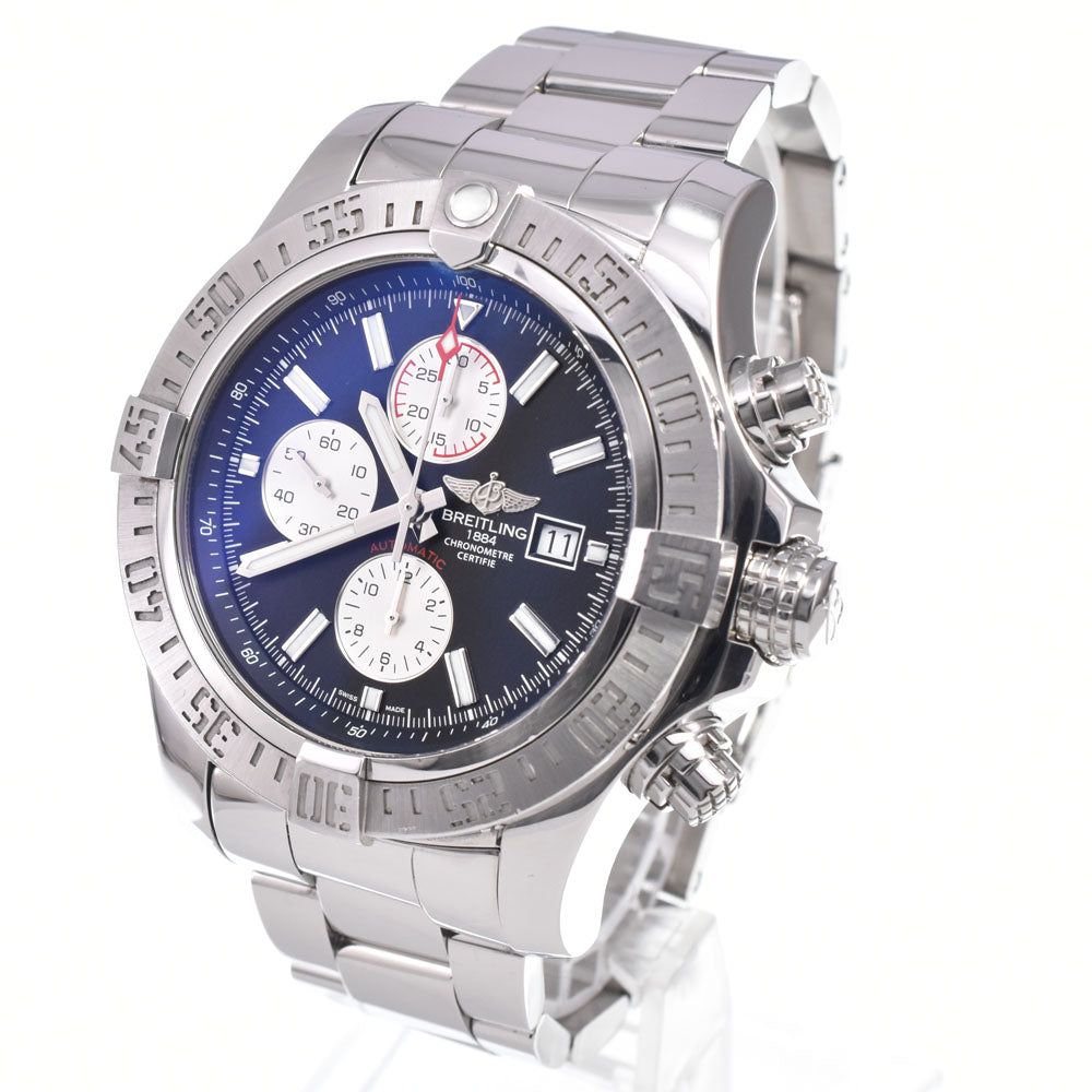 BREITLING Super Avenger II A13371 Chronograph black Dial Automatic Men's
 Watch G#149865