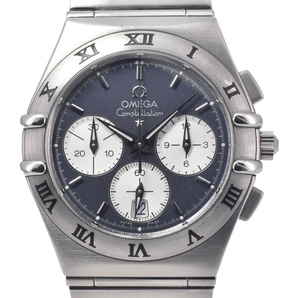 with paper OMEGA Constellation 1542.40 Chronograph Date gray Dial Quartz Men's
 Watch I#149869