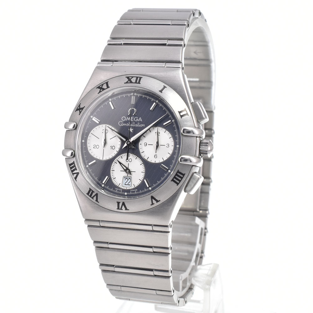 with paper OMEGA Constellation 1542.40 Chronograph Date gray Dial Quartz Men's
 Watch I#149869