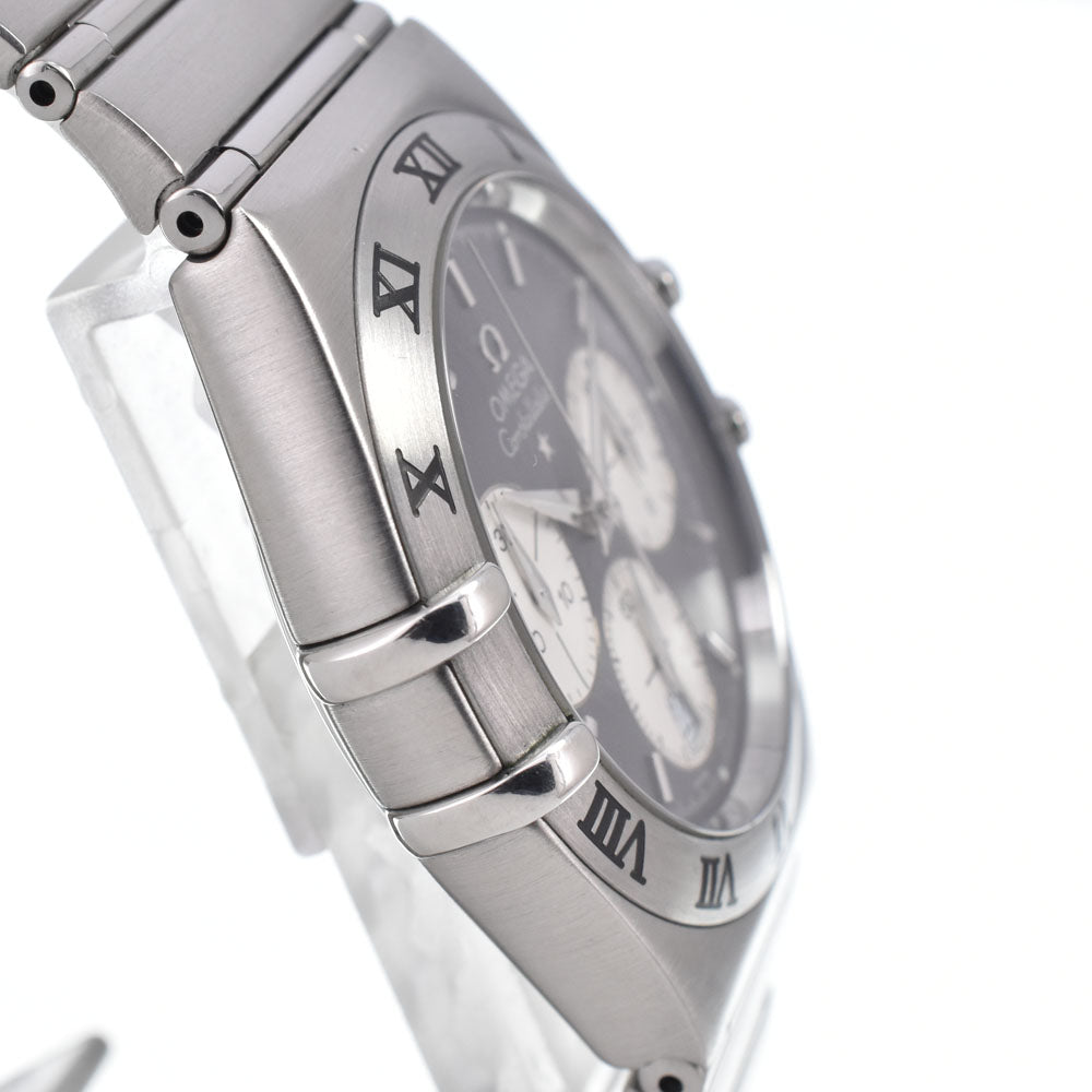 with paper OMEGA Constellation 1542.40 Chronograph Date gray Dial Quartz Men's
 Watch I#149869