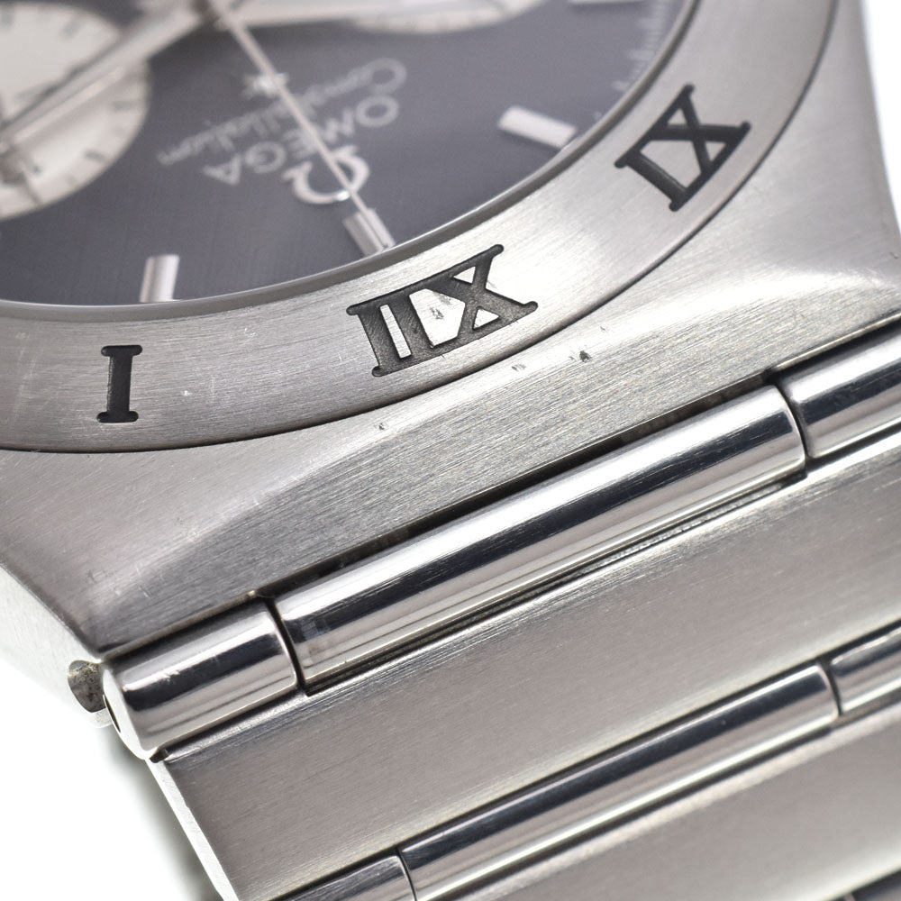 with paper OMEGA Constellation 1542.40 Chronograph Date gray Dial Quartz Men's
 Watch I#149869