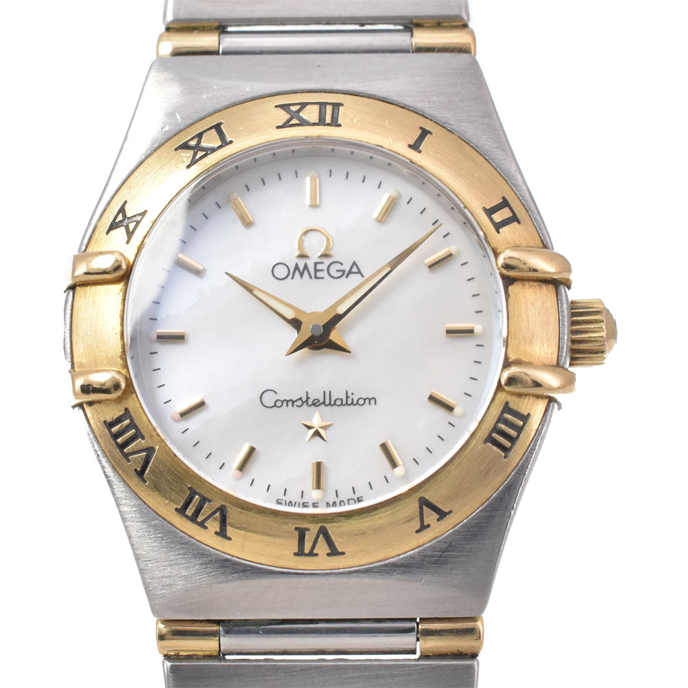 OMEGA Constellation Mini 1362.70 Stainless Steel/K18YG White shell Dial Quartz Ladies
 Watch G#149872