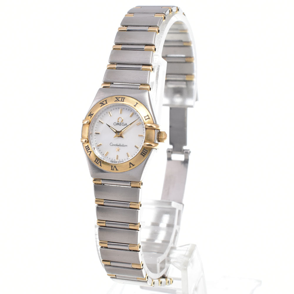 OMEGA Constellation Mini 1362.70 Stainless Steel/K18YG White shell Dial Quartz Ladies
 Watch G#149872
