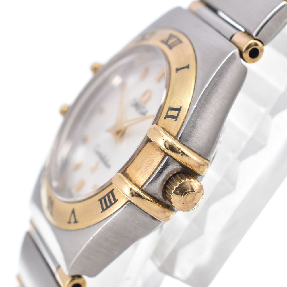 OMEGA Constellation Mini 1362.70 Stainless Steel/K18YG White shell Dial Quartz Ladies
 Watch G#149872