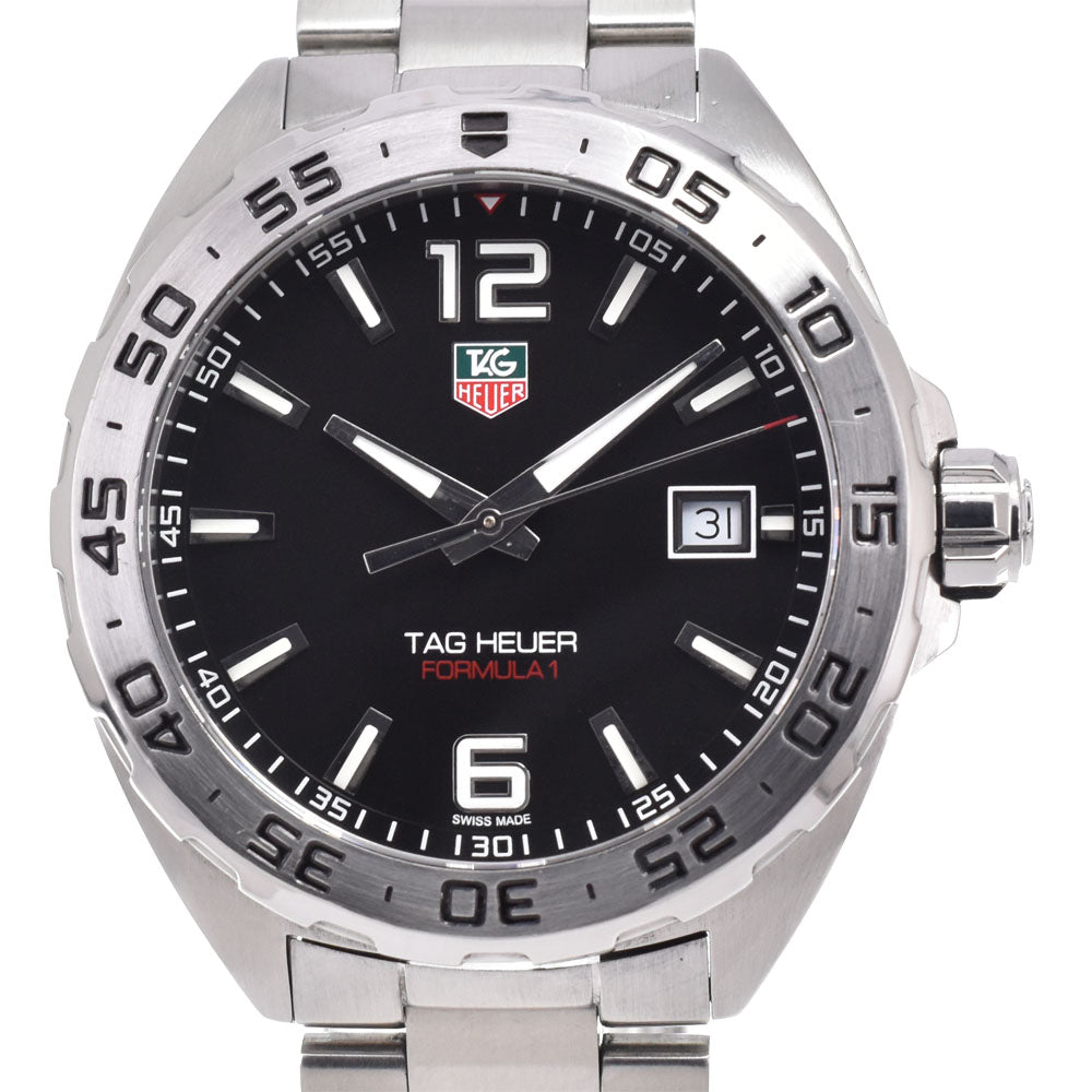 with paper TAG HEUER Formula 1 WAZ1112.BA0875 Date black Dial Quartz Men's
 Watch G#149876
