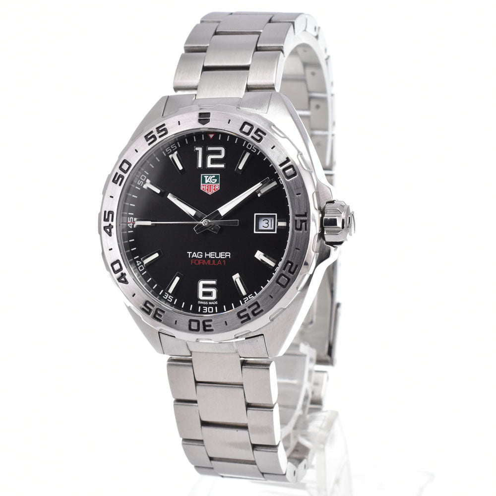 with paper TAG HEUER Formula 1 WAZ1112.BA0875 Date black Dial Quartz Men's
 Watch G#149876