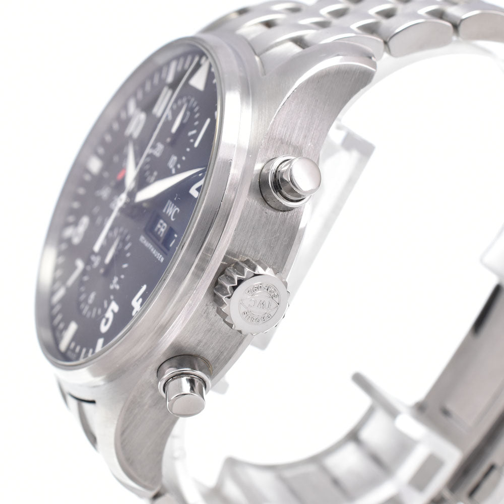 IWC SCHAFFHAUSEN Pilot watch IW377710 Chronograph black Dial Automatic Men's
 Watch G#149881