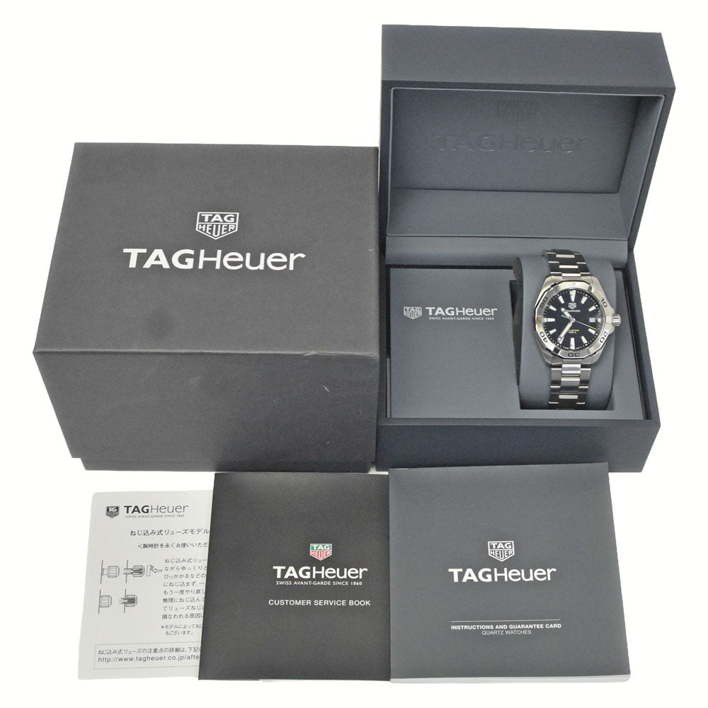 TAG HEUER Aqua racer WBD1110.BA0928 black Dial Quartz Men's
 Watch G#149882