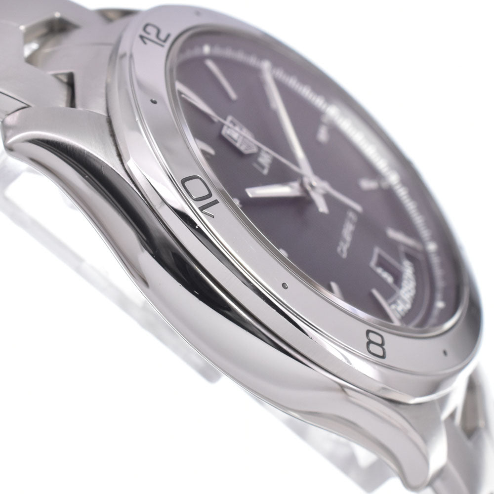 with paper TAG HEUER Link caliber 5 WAT2010.BA0951 Day date black Dial Automatic Men's
 Watch G#149886