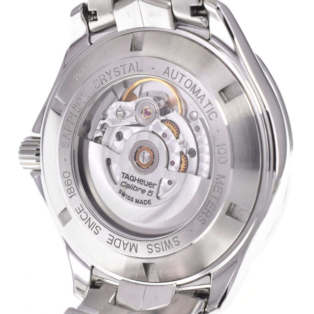 with paper TAG HEUER Link caliber 5 WAT2010.BA0951 Day date black Dial Automatic Men's
 Watch G#149886