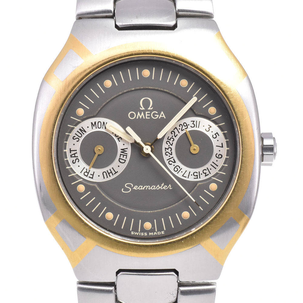 OMEGA Seamaster Polaris 2510.40 Date Stainless Steel / K18 gray Dial Quartz Men's
 Watch G#149889
